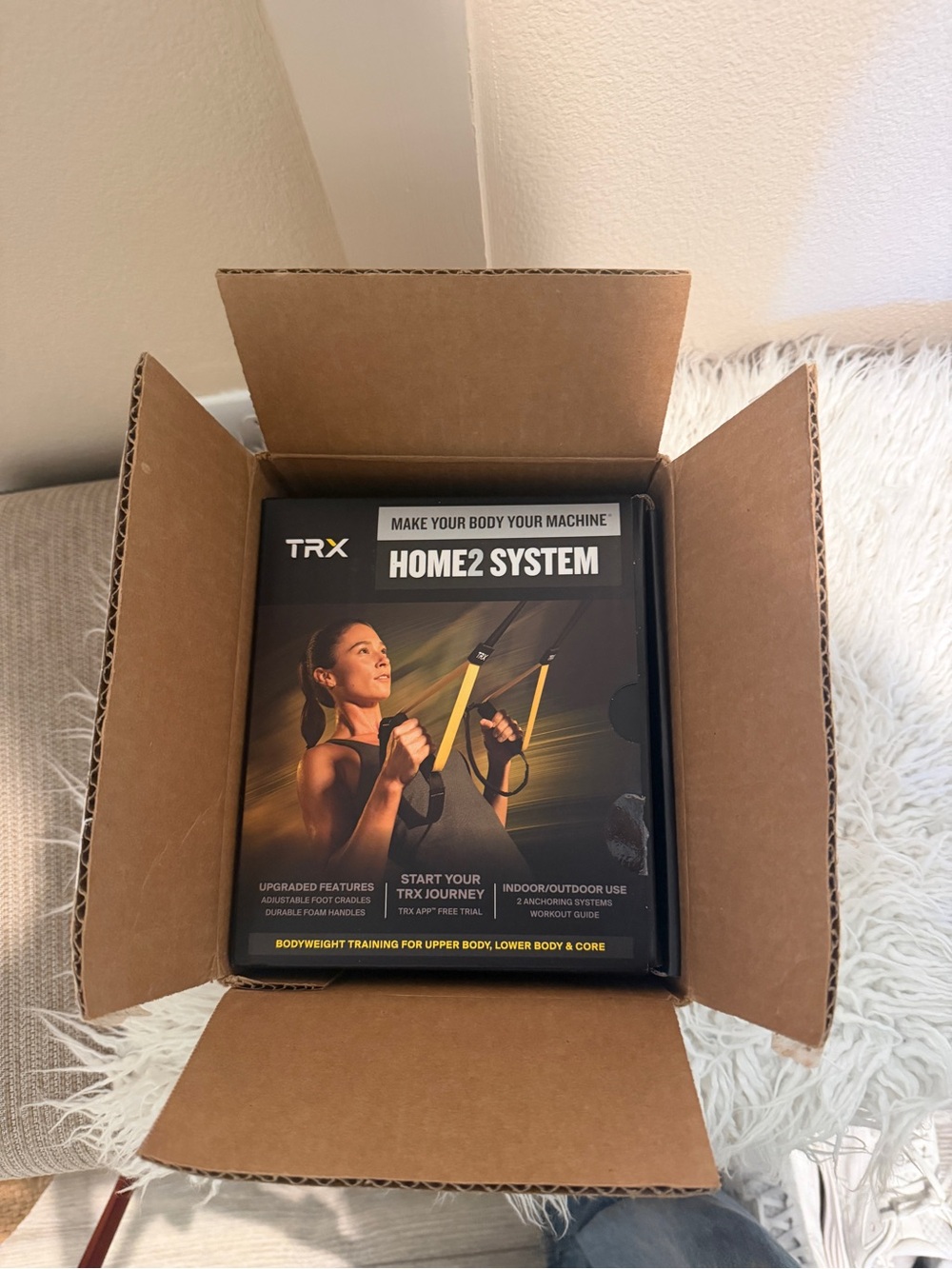 TRX Home2 Suspension Training System - Black & Yellow